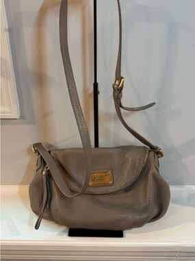 Marc by Marc Jacobs Natasha Gray Leather Crossbody Bag